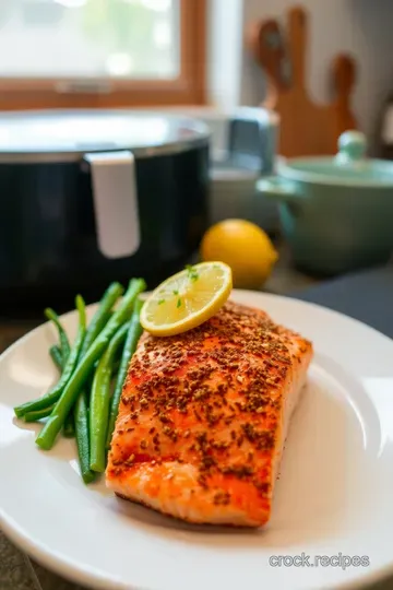 Crispy Air Fryer Salmon with Lemon and Dill steps