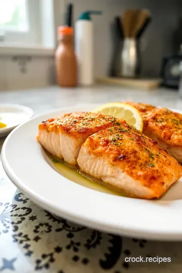 Crispy Air Fryer Salmon with Lemon-Dill Butter steps