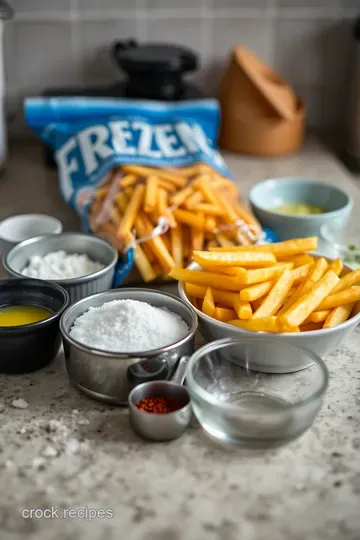 Crispy Deliciousness: Air Fryer Frozen Fries ingredients