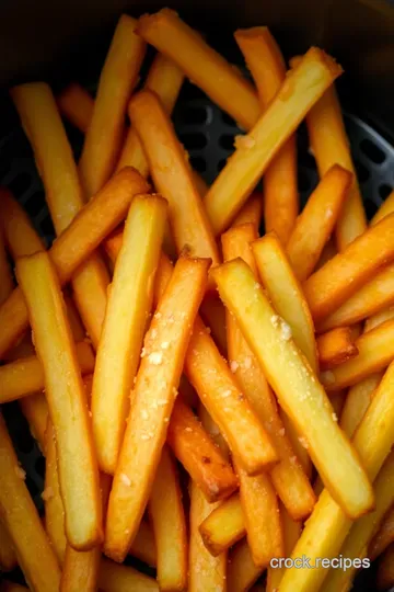 Crispy Deliciousness: Air Fryer Frozen Fries presentation