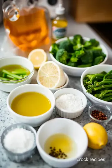 Crispy Garlic Roasted Broccolini ingredients