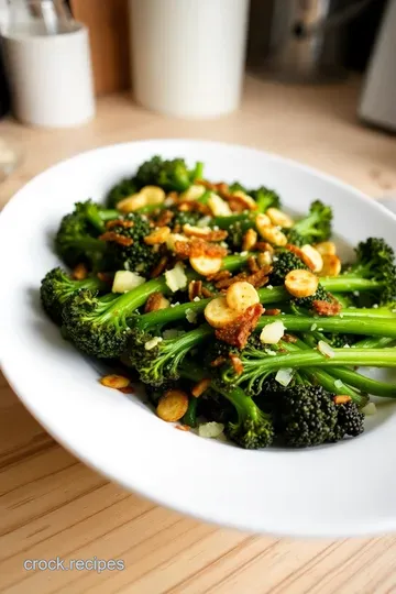 Crispy Garlic Roasted Broccolini steps