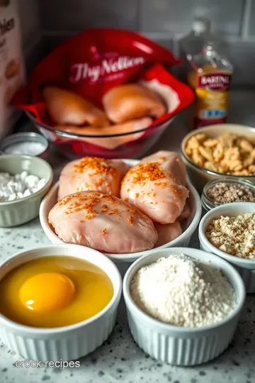 Crispy Oven-Baked Chicken Cutlets: Easy and Delicious! ingredients