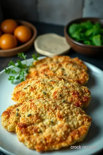 Crispy Oven-Baked Chicken Cutlets: Easy and Delicious! presentation