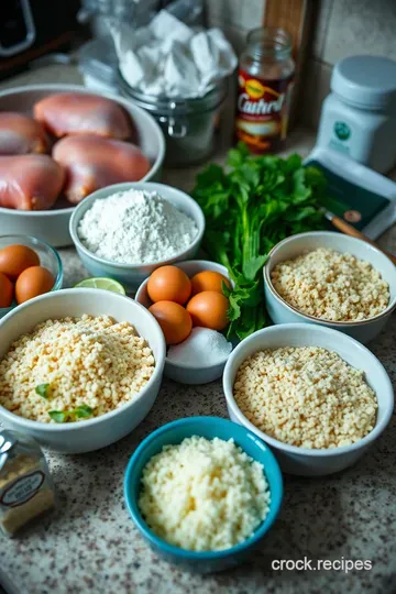 Crispy Oven-Baked Chicken Parmesan: A Comfort Food Classic ingredients