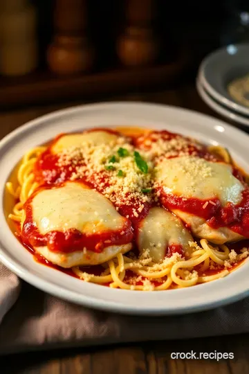 Crispy Oven-Baked Chicken Parmesan: A Comfort Food Classic presentation