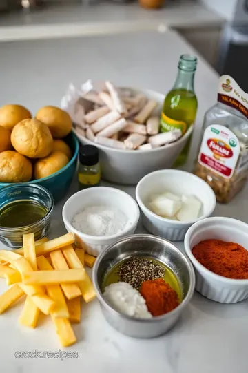 Crispy Oven-Baked French Fries: A Taste of Perfect Simplicity ingredients