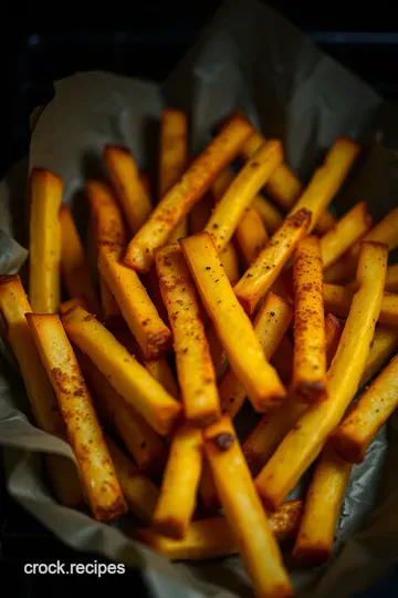Crispy Oven-Baked French Fries: A Taste of Perfect Simplicity presentation