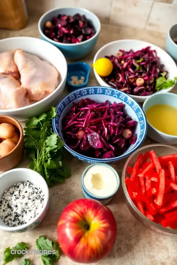 Crunchy Beetroot Slaw with Grilled Chicken: Easy Summer Salad Recipe! ingredients