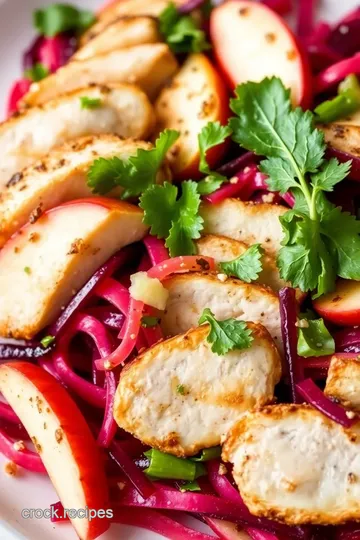 Crunchy Beetroot Slaw with Grilled Chicken: Easy Summer Salad Recipe! presentation