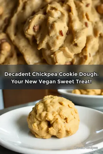 Decadent Chickpea Cookie Dough: Your New Vegan Sweet Treat!