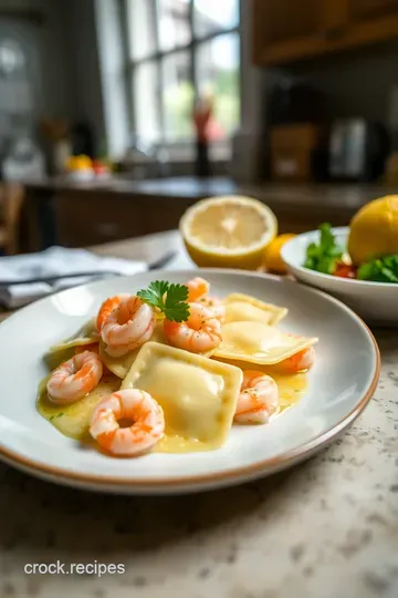 Delicate Shrimp Ravioli with Lemon Butter Sauce steps