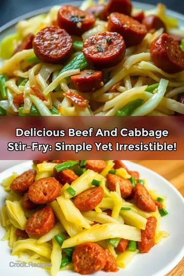 Delicious Beef and Cabbage Stir-Fry: Simple Yet Irresistible!