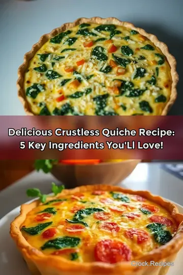 Delicious Crustless Quiche Recipe: 5 Key Ingredients You' ll Love!