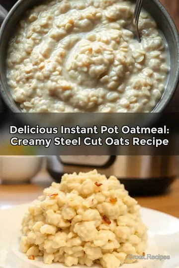 Delicious Instant Pot Oatmeal: Creamy Steel Cut Oats Recipe