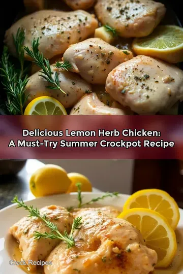 Delicious Lemon Herb Chicken: A Must-Try Summer Crockpot Recipe