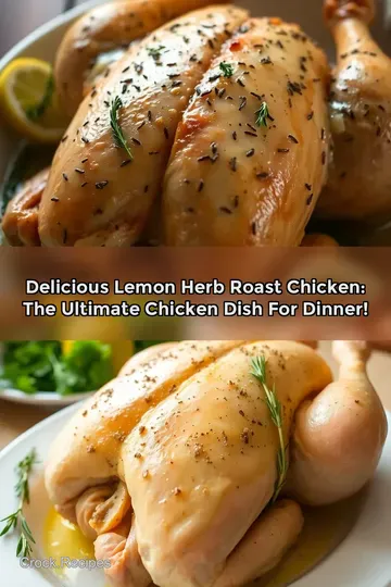 Delicious Lemon Herb Roast Chicken: The Ultimate Chicken Dish for Dinner!