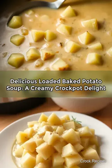 Delicious Loaded Baked Potato Soup: A Creamy Crockpot Delight