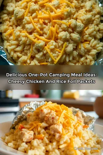 Delicious One-Pot Camping Meal Ideas: Cheesy Chicken and Rice Foil Packets