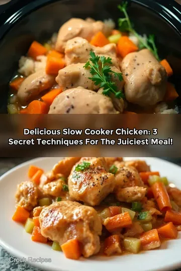 Delicious Slow Cooker Chicken: 3 Secret Techniques for the Juiciest Meal!