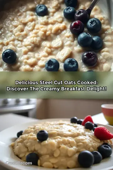 Delicious Steel Cut Oats Cooked: Discover the Creamy Breakfast Delight!