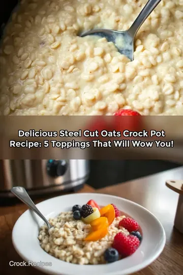 Delicious Steel Cut Oats Crock Pot Recipe: 5 Toppings That Will Wow You!