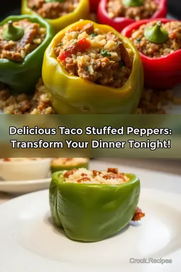 Delicious Taco Stuffed Peppers: Transform Your Dinner Tonight!