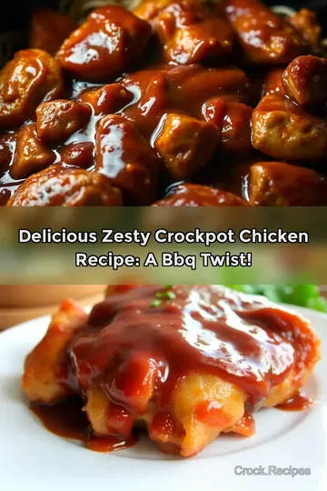 Delicious Zesty Crockpot Chicken Recipe: A BBQ Twist!