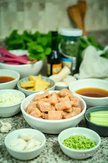 Deliciously Daring Asian Chicken Wraps ingredients