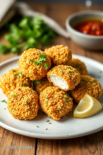 Easy Add to Favourite + Print Crisp Chicken Bites By Emma Lewis - Perfect Kid-Friendly Recipe! presentation