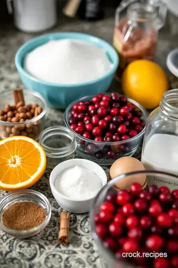 Festive Cranberry and Orange Relish: A Zesty Holiday Delight ingredients