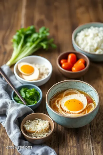Cozy Salmon Noodle Soup ingredients