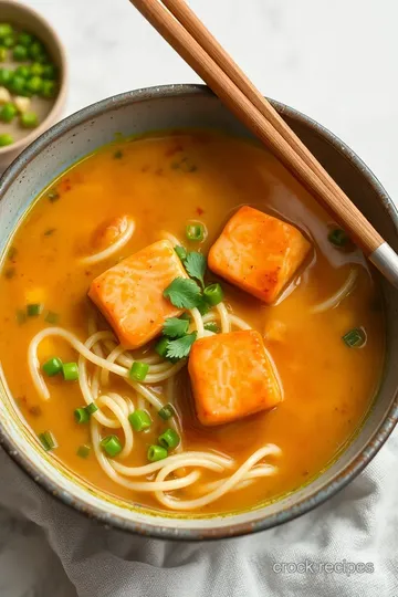 Cozy Salmon Noodle Soup steps