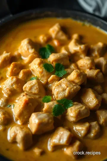 Flavourful Chicken Thai Curry presentation