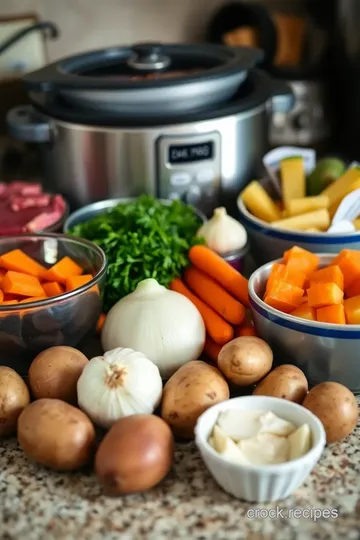 Slow-Cooked Frozen Roast in a Crock Pot ingredients