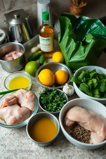 Green Queen Chicken with Herb & Avocado Sauce ingredients