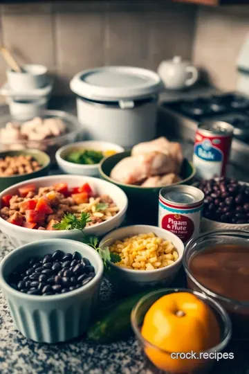 Hearty Crockpot Chicken Chili: Comfort in a Bowl ingredients