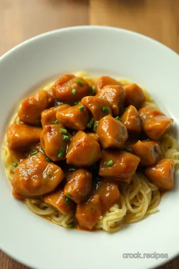 Hearty Honey Garlic Boneless Chicken presentation