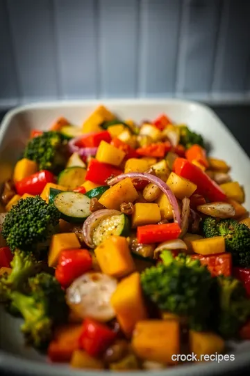 Heavenly Roasted Veggies: A Medley of Flavour and Colour presentation