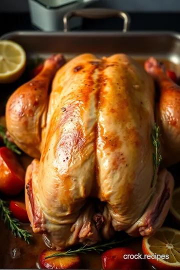 Herbed Roasted Blue Laced Red Wyandotte Chicken presentation