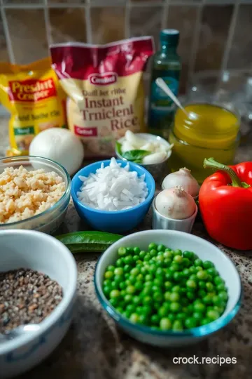 Instant Brown Rice Delight: A Hearty Bowl of Goodness ingredients