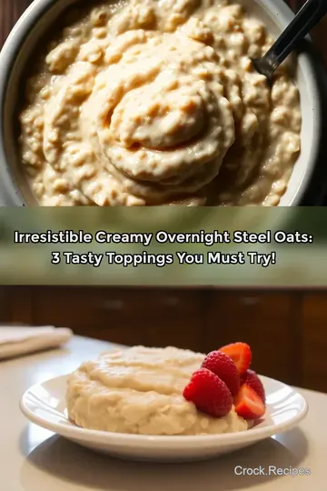 Irresistible Creamy Overnight Steel Oats: 3 Tasty Toppings You Must Try!