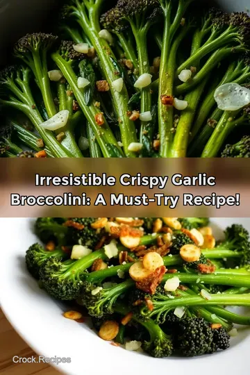 Irresistible Crispy Garlic Broccolini: A Must-Try Recipe!