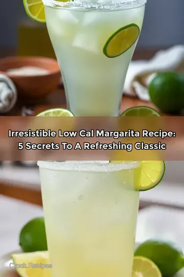 Irresistible Low Cal Margarita Recipe: 5 Secrets to a Refreshing Classic