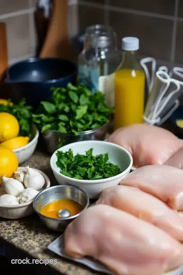 Lemon Herb Grilled Chicken: A Zesty Delight ingredients