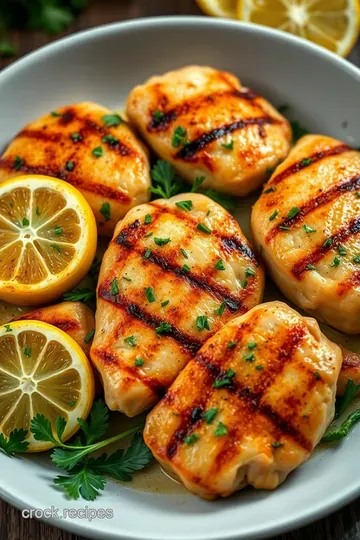 Lemon Herb Grilled Chicken: A Zesty Delight presentation