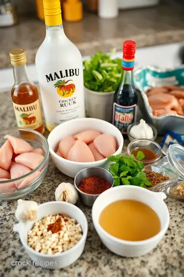 Malibu Quick Fix Tropical Chicken Bowl ingredients