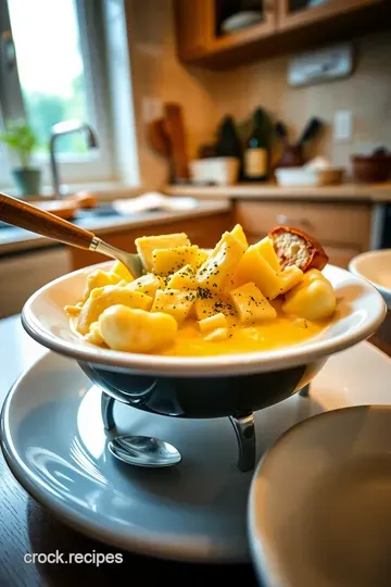 Melting Swiss Bliss: Classic Cheese Fondue steps