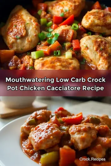 Mouthwatering Low Carb Crock Pot Chicken Cacciatore Recipe