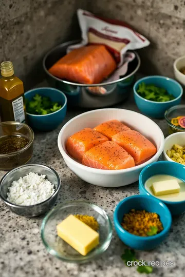 Oven-Baked Salmon with Lemon Herb Butter ingredients
